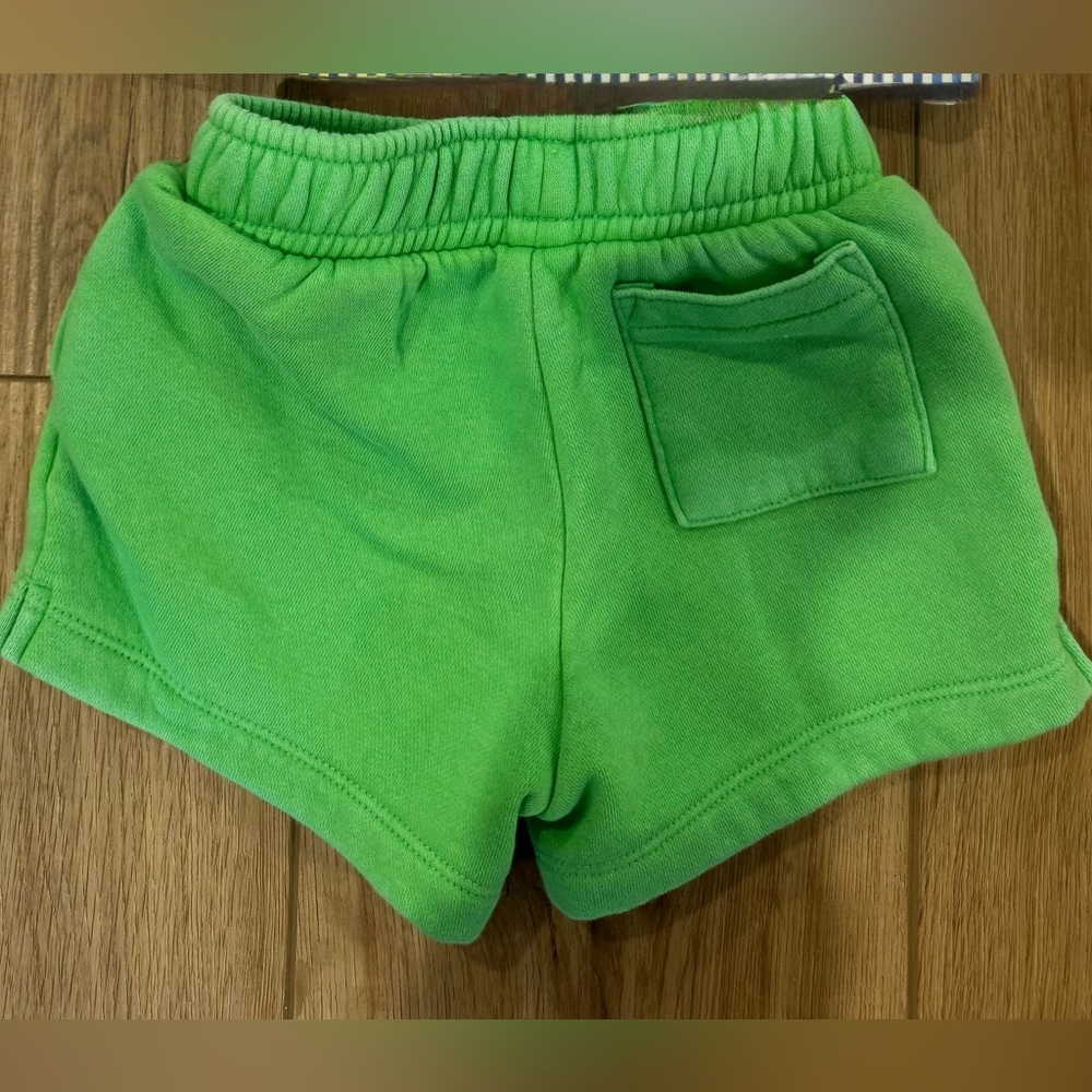 GAP Baby Green Baby VintageSoft Washed Pull-On Shorts - 6-12m - Picture 3 of 4